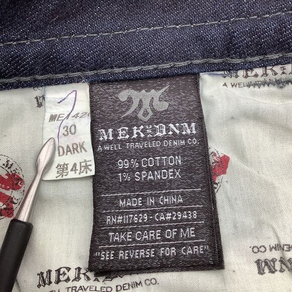 MEK DNM Womens Marrakech Cigarette Jeans Blue Size 30‎ x 34 (Actual 33 x 34) - Picture 9 of 10